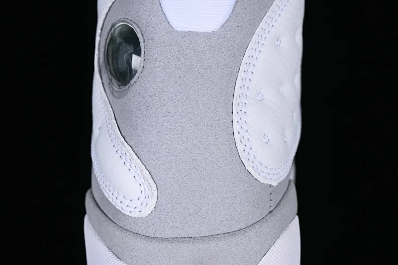 All categories Air Jordan Jordan series basketball shoes Air Jordan 13 pure original Air Jordan 13 Retro "Wolf Grey" AJ13 Joe 13 wolf gray first layer real carbon real cat eye 414571-160